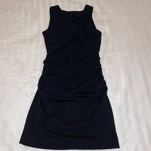 Banana Republic Dresses & Skirts - Banana Republic Asymmetrical Cross Over Ruched Dress